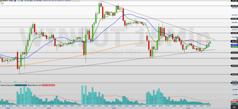Mini-índice (WINV25) apresenta oscilações com cautela política