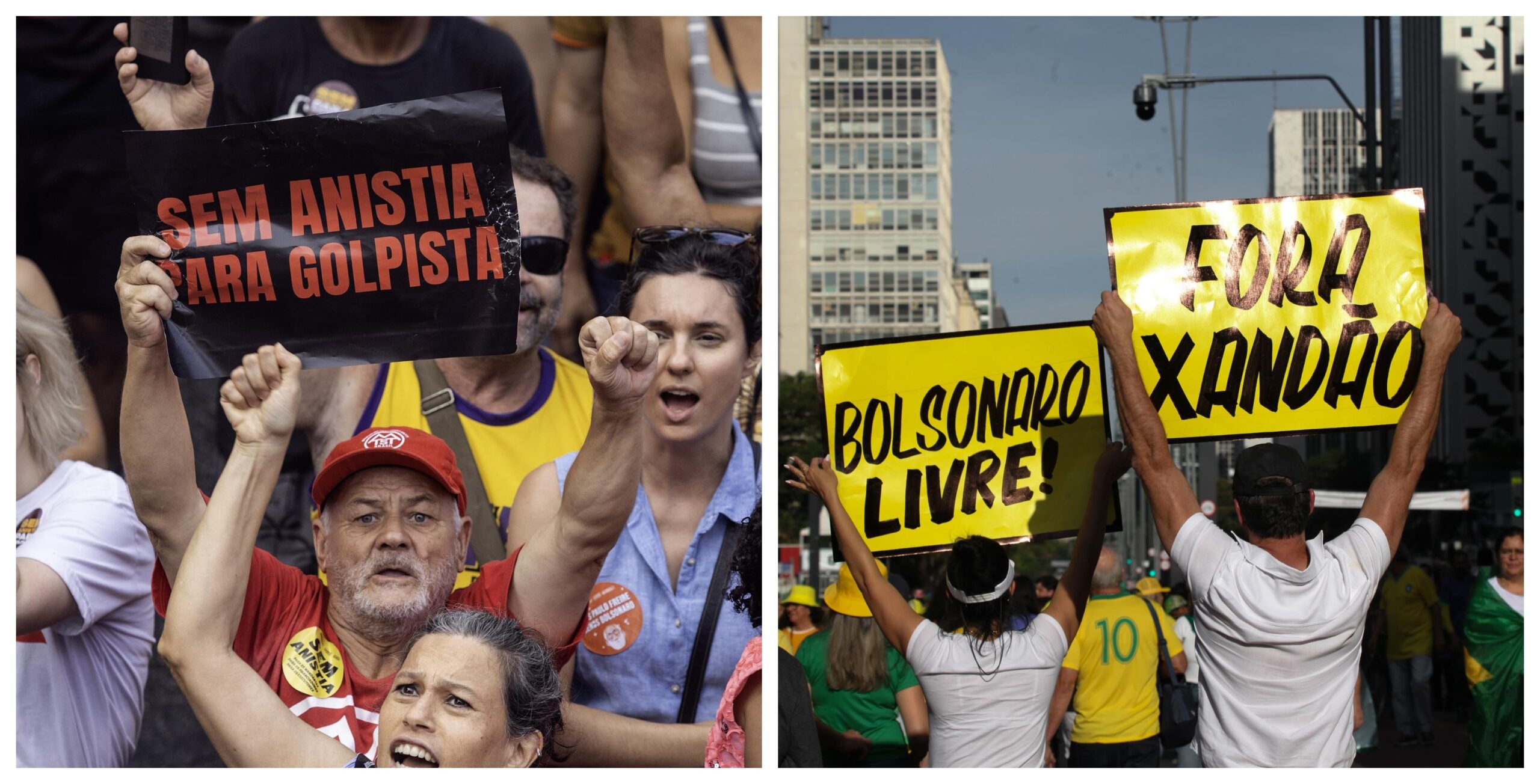 Cidades que terão atos pró e contra a anistia neste domingo