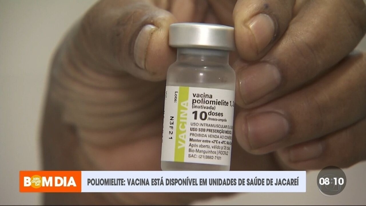 Vacinação contra pólio: 33 cidades do Vale não atingem meta