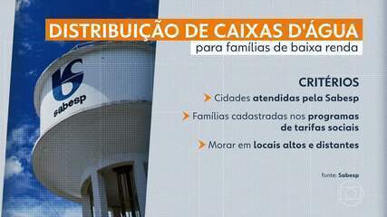 Crise hídrica: Sabesp vai instalar caixas d’água gratuitas
