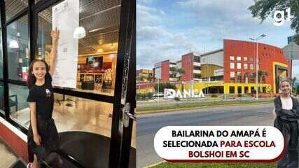 Bailarina do Amapá é aprovada na Escola Bolshoi de SC