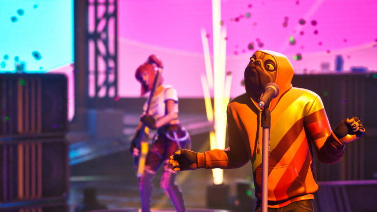 Colaborações de Fortnite com ícones infantis e shows virtuais
