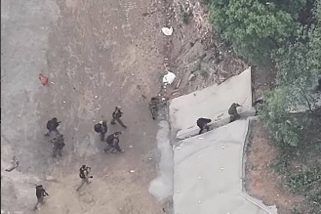 Vídeo revela tentativa de fuga de suspeitos no RJ