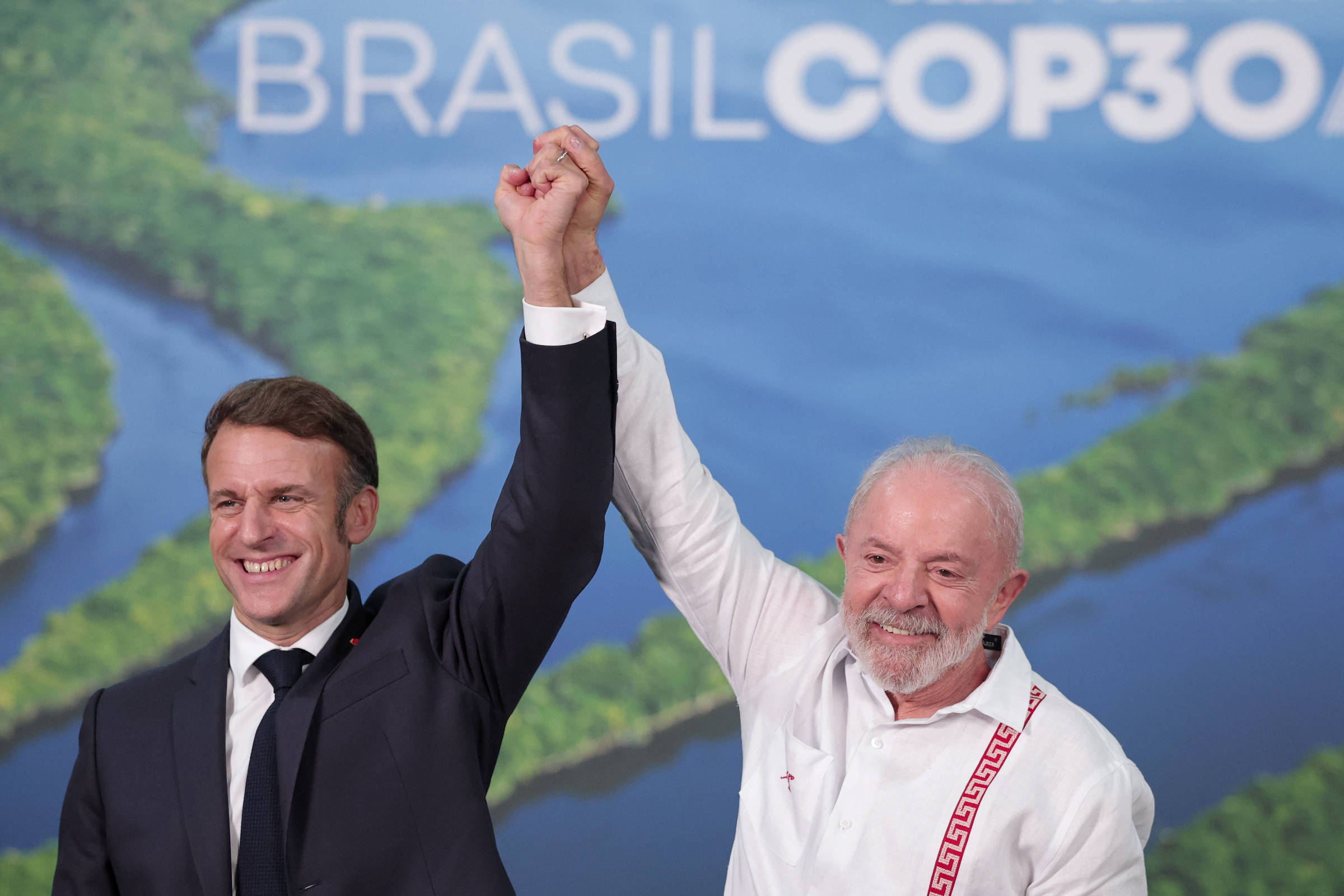 Macron solicita a Lula compensação por perdas de empresas de energia renovável