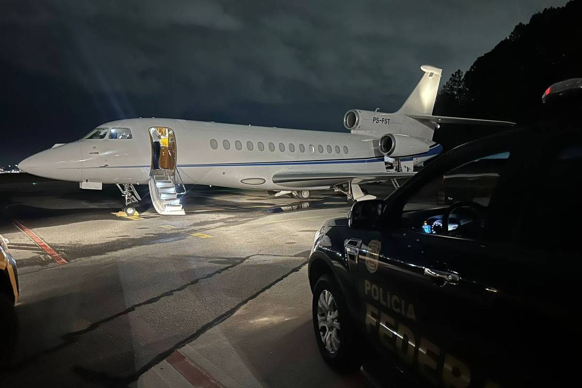 Apreensão de avião de banqueiro Vorcaro pela PF é avaliada em R$ 200 milhões