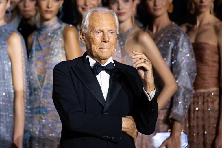 Testamento de Armani sinaliza futuro incerto para sua marca