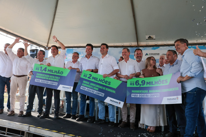 Governo do Paraná investe R$ 23,6 milhões em Siqueira Campos