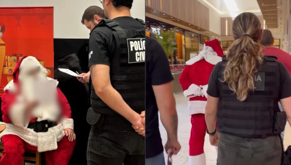 Papai Noel é preso por estupro de vulnerável em shopping de SC