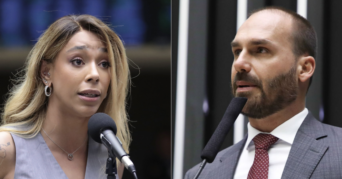 Erika Hilton processa Eduardo Bolsonaro por ameaças às eleições de 26