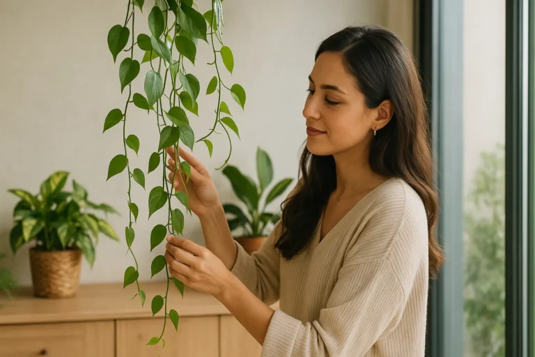 Plantas pendentes que transformam ambientes internos