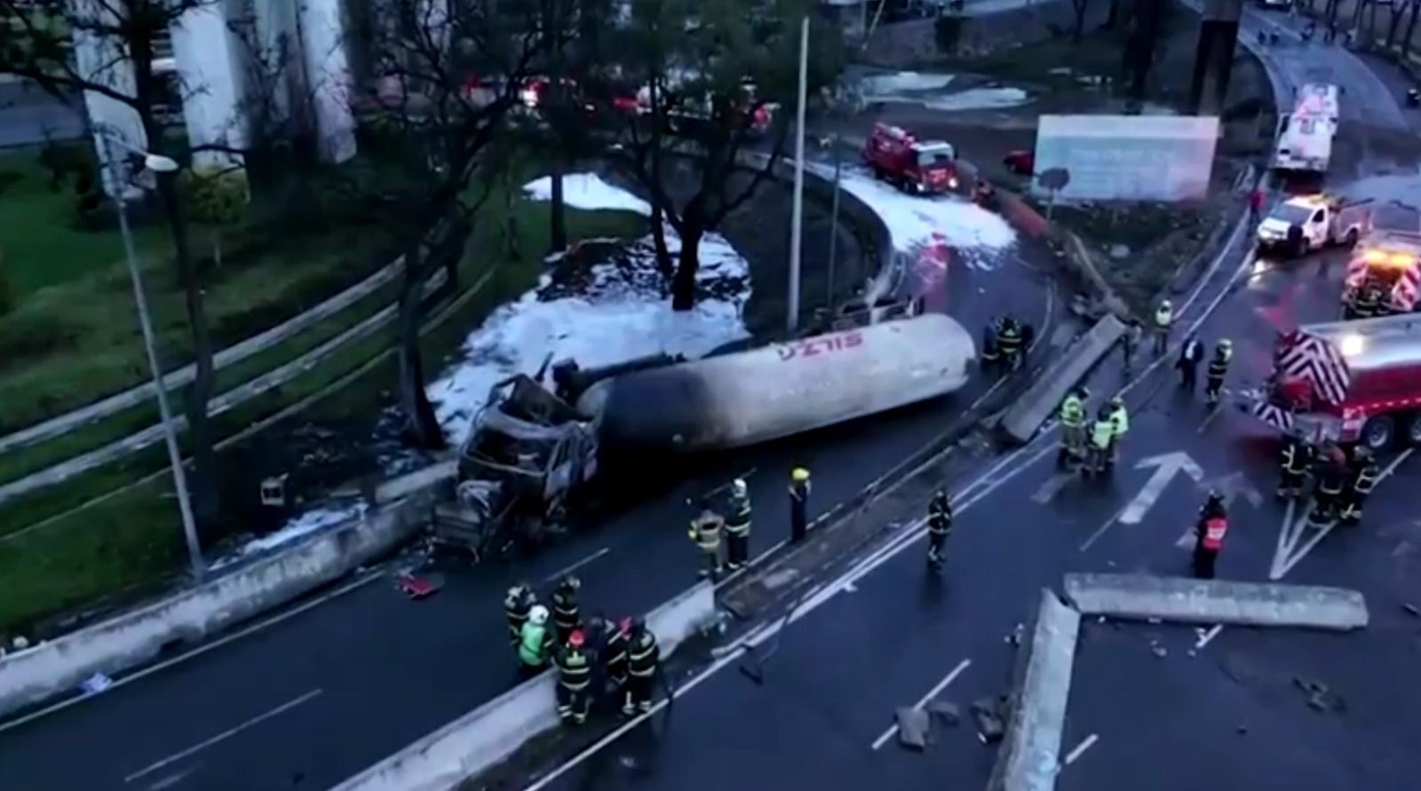 Explosão de caminhão de gás em Iztapalapa deixa mortos e feridos