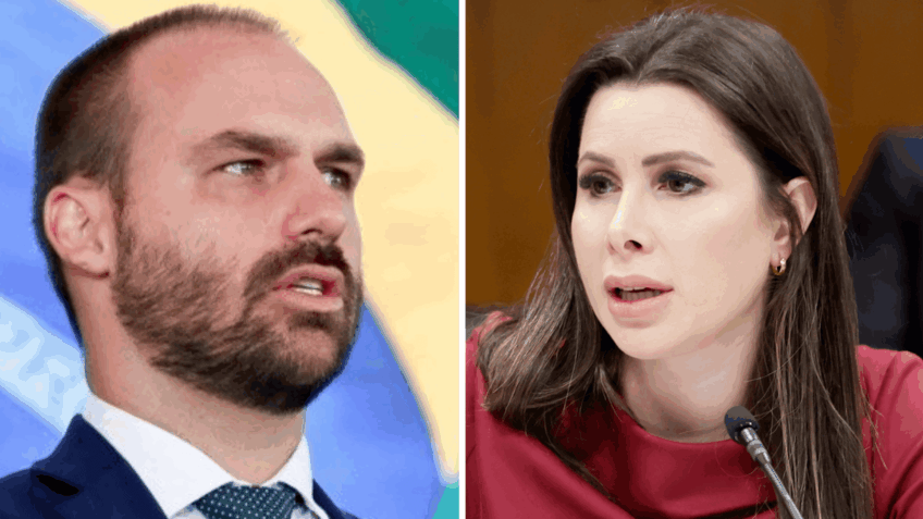 Eduardo Bolsonaro apoia candidatura de Carlos para o Senado em 2026