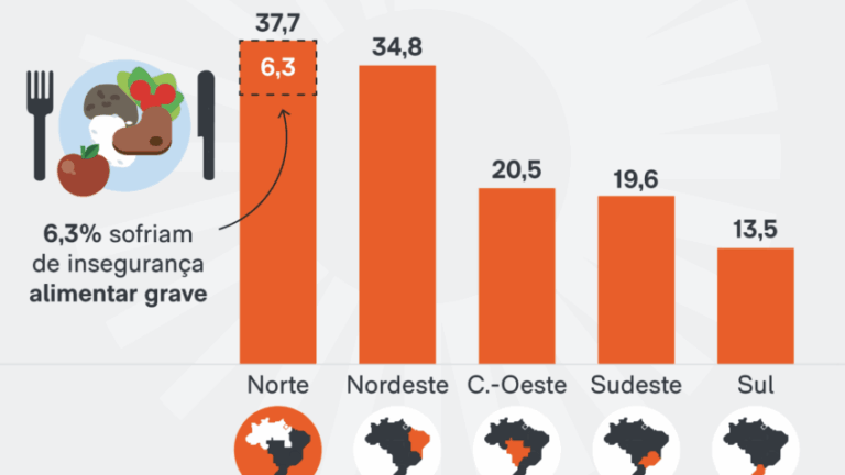 Insegurança alimentar atinge 37,7% da população do Norte em 2024