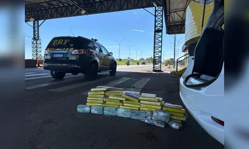 Motorista é detido com mais de 80 kg de drogas na BR-376