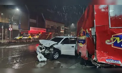 Motorista embriagada causa acidente e fere criança em Cascavel