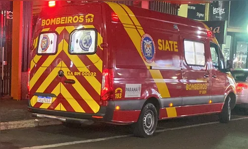 Motociclista sofre acidente e mobiliza equipes de socorro em Apucarana