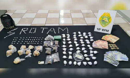 Polícia de Apucarana apreende cofre com drogas e prende suspeito
