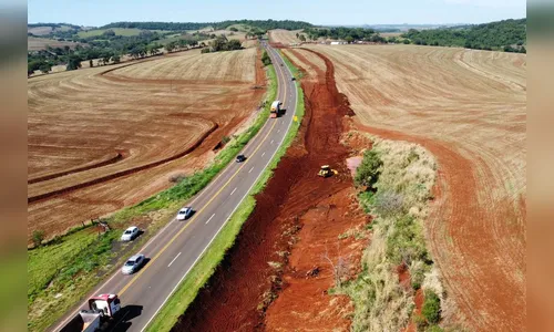 Interdição temporária na PR-445 devido a detonação de rochas