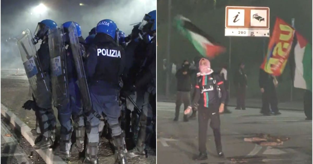 Polícia italiana prende manifestantes pró-palestina em atos violentos