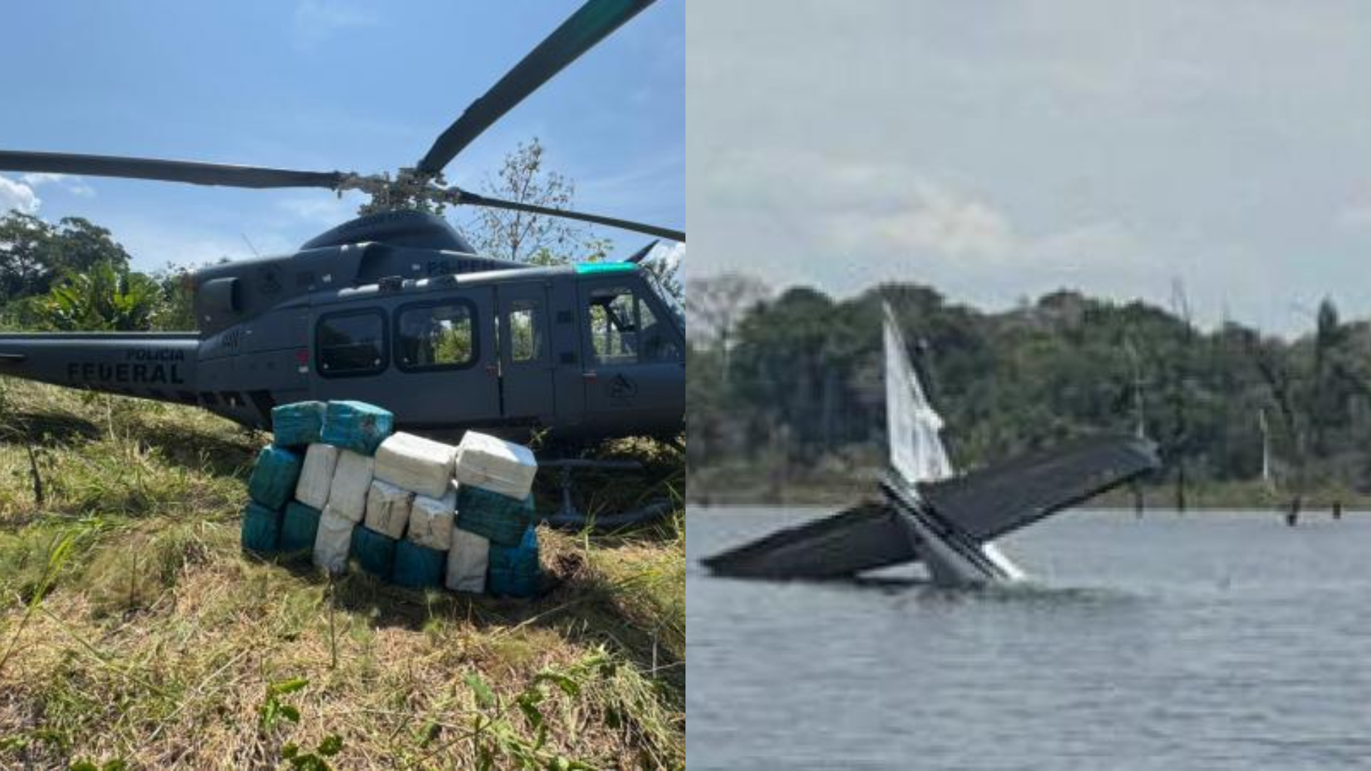 Piloto joga avião da Venezuela com carga de maconha no Amazonas