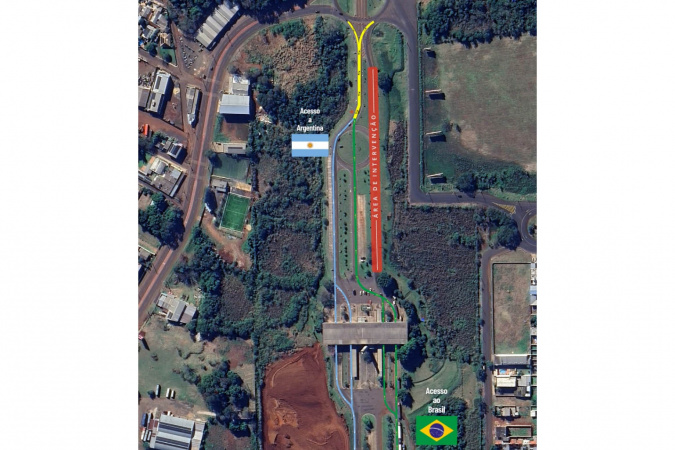Mudanças no tráfego de veículos na aduana Brasil-Argentina
