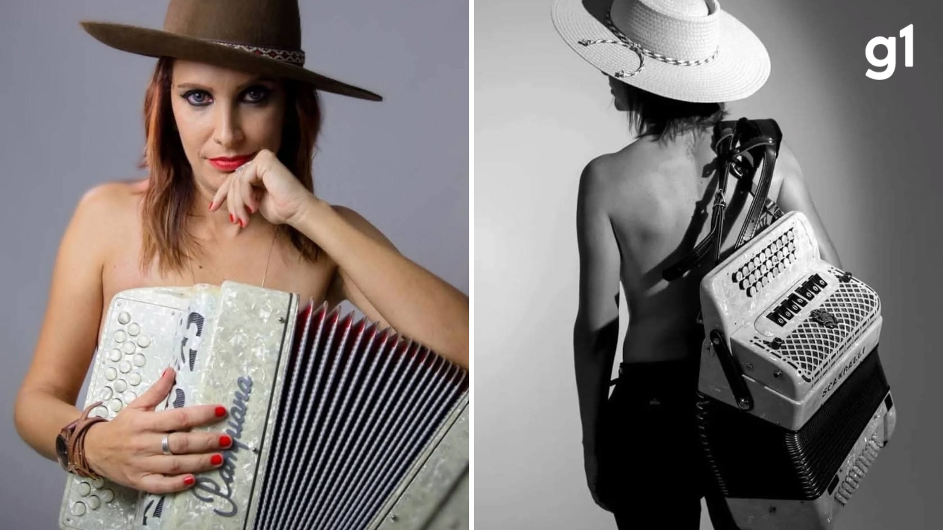 Gaiteira protesta por mais espaço para mulheres na música do RS