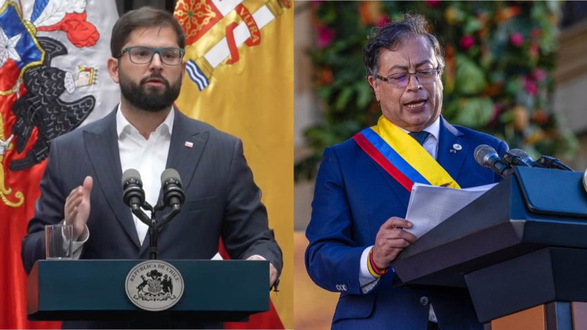 Boric e Petro comentam condenação de Bolsonaro