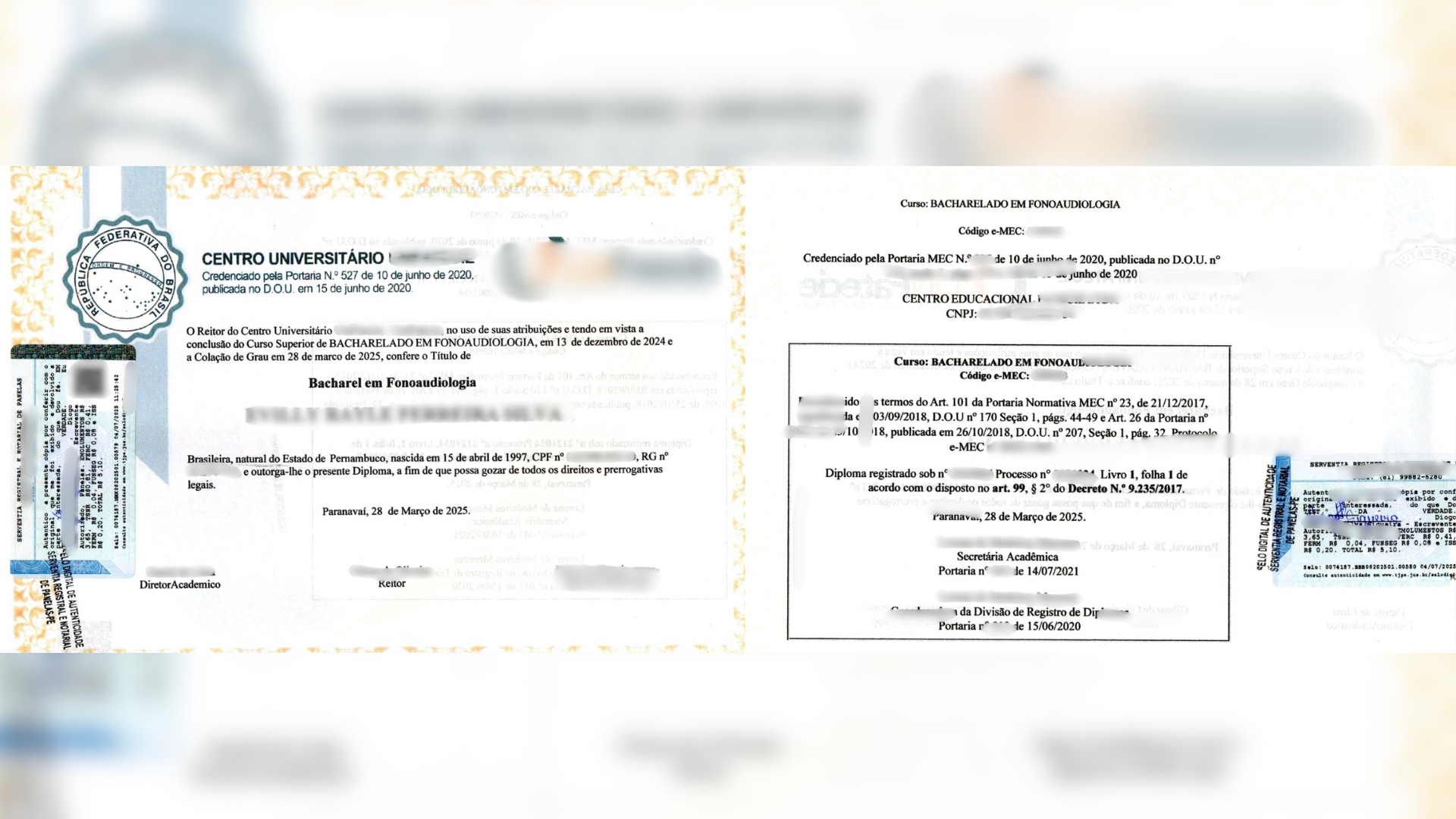 Polícia investiga venda de diplomas falsos em SP