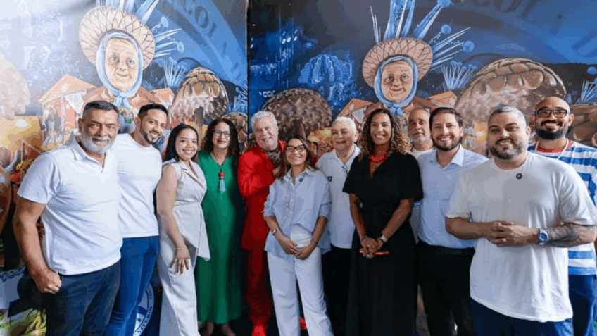 Janja visita escola de samba que fará enredo sobre Lula