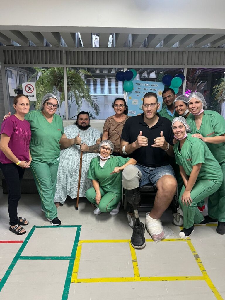 Homem mais alto do Brasil passa por nova amputação