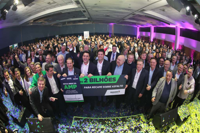 Investimento histórico em recape asfáltico no Paraná