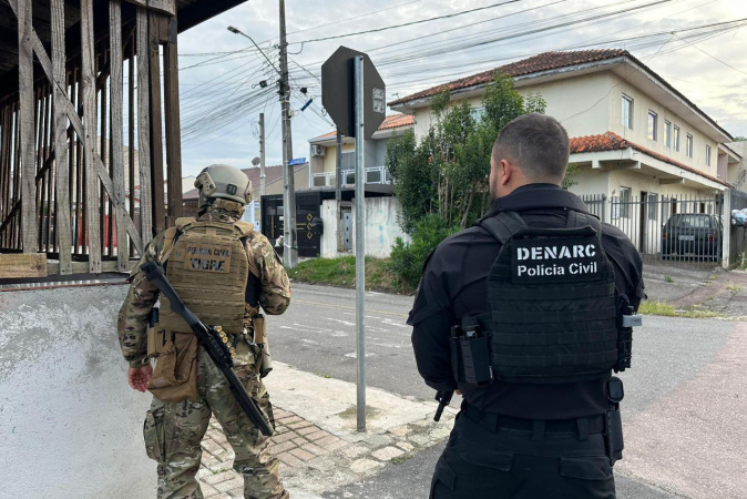 Operação da Polícia Civil do Paraná desmantela grupo de tráfico de drogas