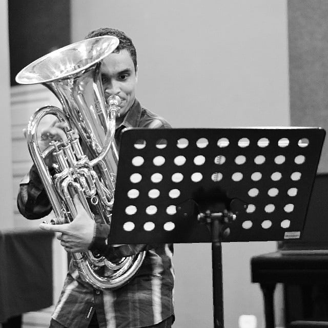 Eufônio ganha destaque com recital de talento revelado pela Oficina de Curitiba