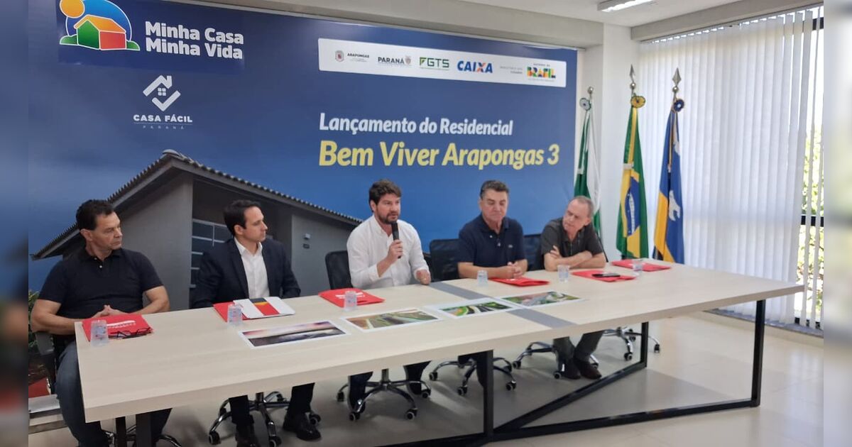Arapongas investe R$ 179 milhões em habitação e infraestrutura