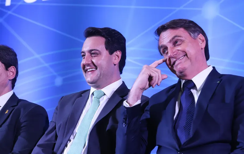 Bolsonaro e Ratinho Junior