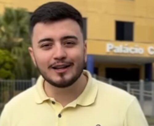 Bruno do Idamir é ex-vereador de Paranaguá e não se reelegeu porque o partido conquistou apenas duas vagas na Cãmara e ele foi o terceiro mais votado da legenda (Foto: Reprodução/ Redes Sociais)
