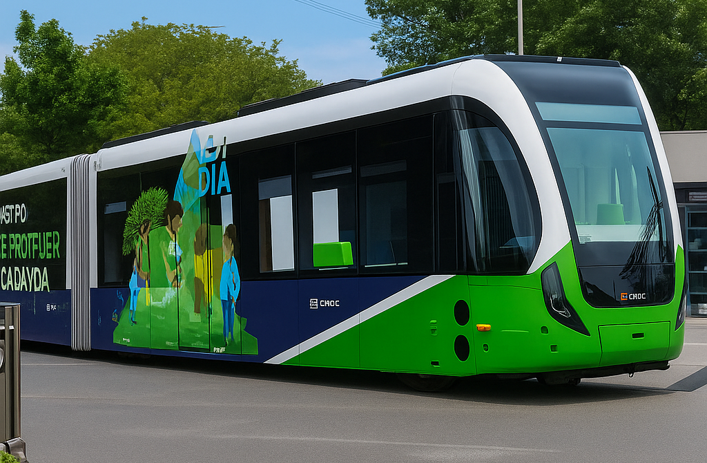 Bonde elétrico começa a ser testado na RMC como alternativa ao metrô