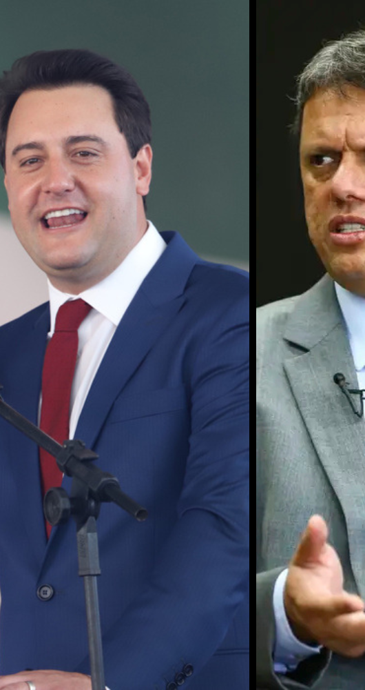 Ratinho Junior e Tarcísio empatam na liderança em ranking digital de presidenciáveis