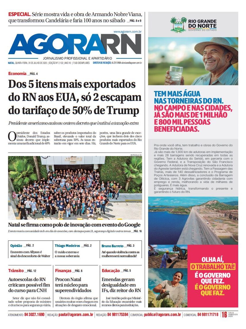 Acesso Facilitado: Edição Completa do Agora RN em Formato PDF Disponível para Download