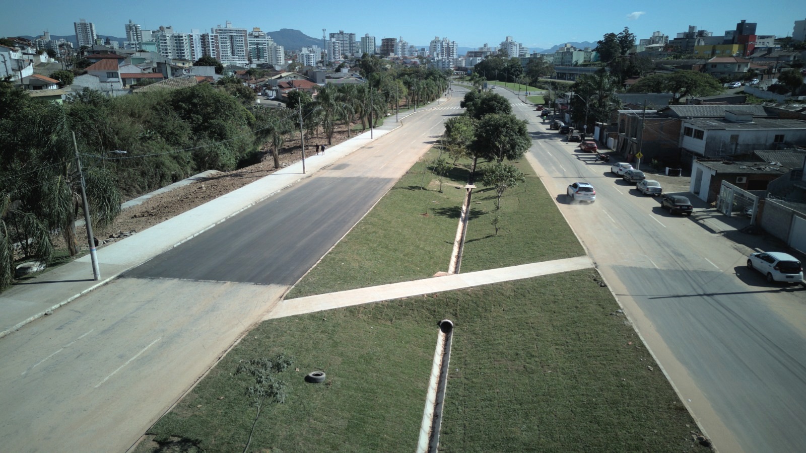 Trânsito normalizado no Jardim Atlântico após conclusão de obras na PC3 em Florianópolis