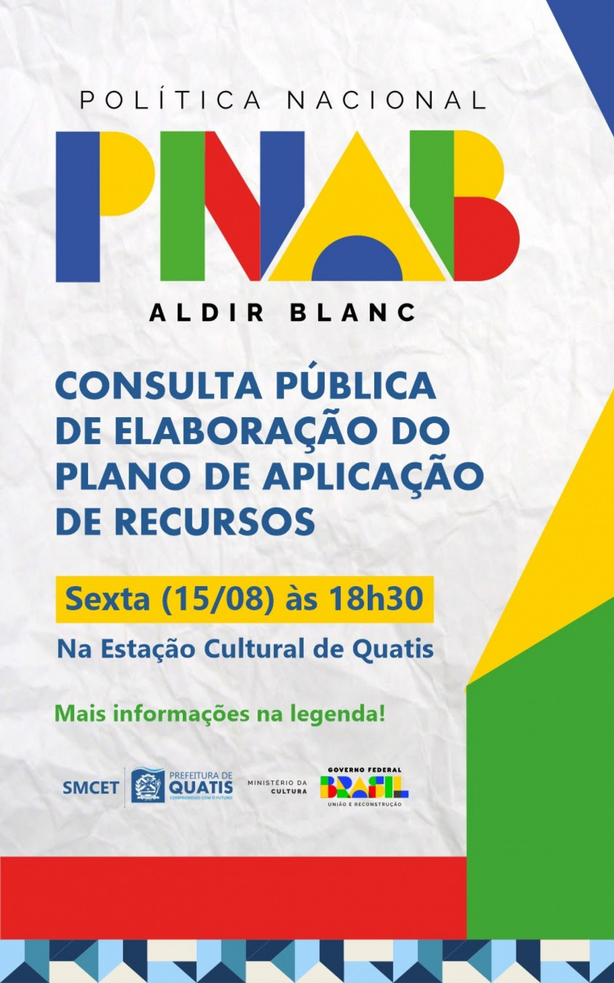 Quatis Define Prioridades Culturais: Consulta Pública Decide Destino de Verbas da Lei Aldir Blanc