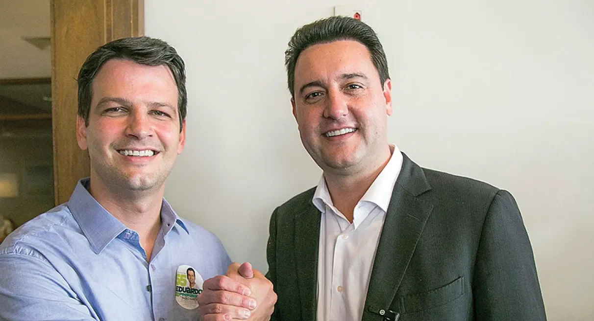 Ratinho Junior e Eduardo Pimentel ultrapassam 80% de aprovação em Curitiba