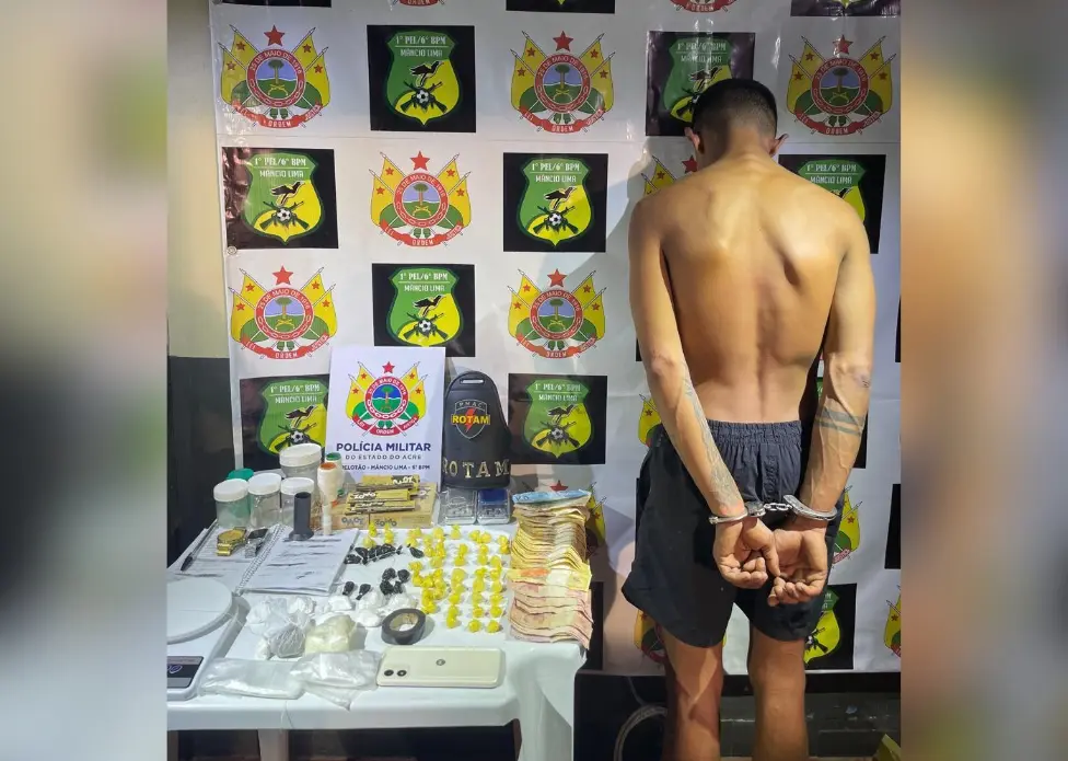 Operação Integrada Resulta na Prisão de Homem com Drogas em Mâncio Lima