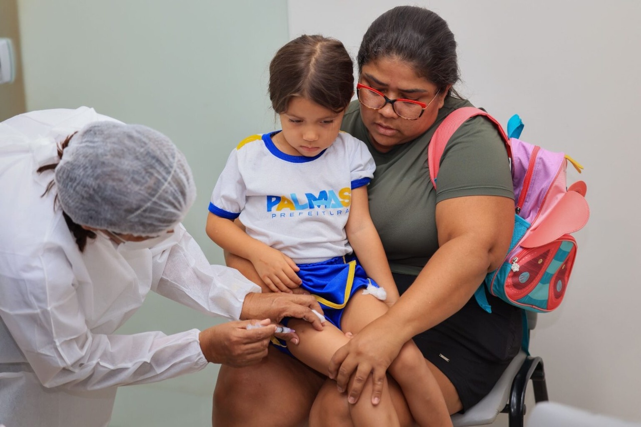 Palmas Amplia Imunização Infantil com Vacinação em Massa em 34 Cmeis
