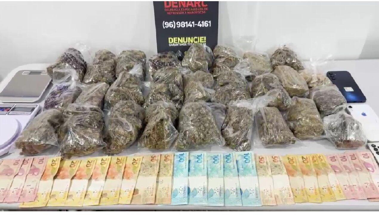 Denarc Apreende Mais de 10 kg de Drogas e Desmantela Esquema de Tráfico em Macapá