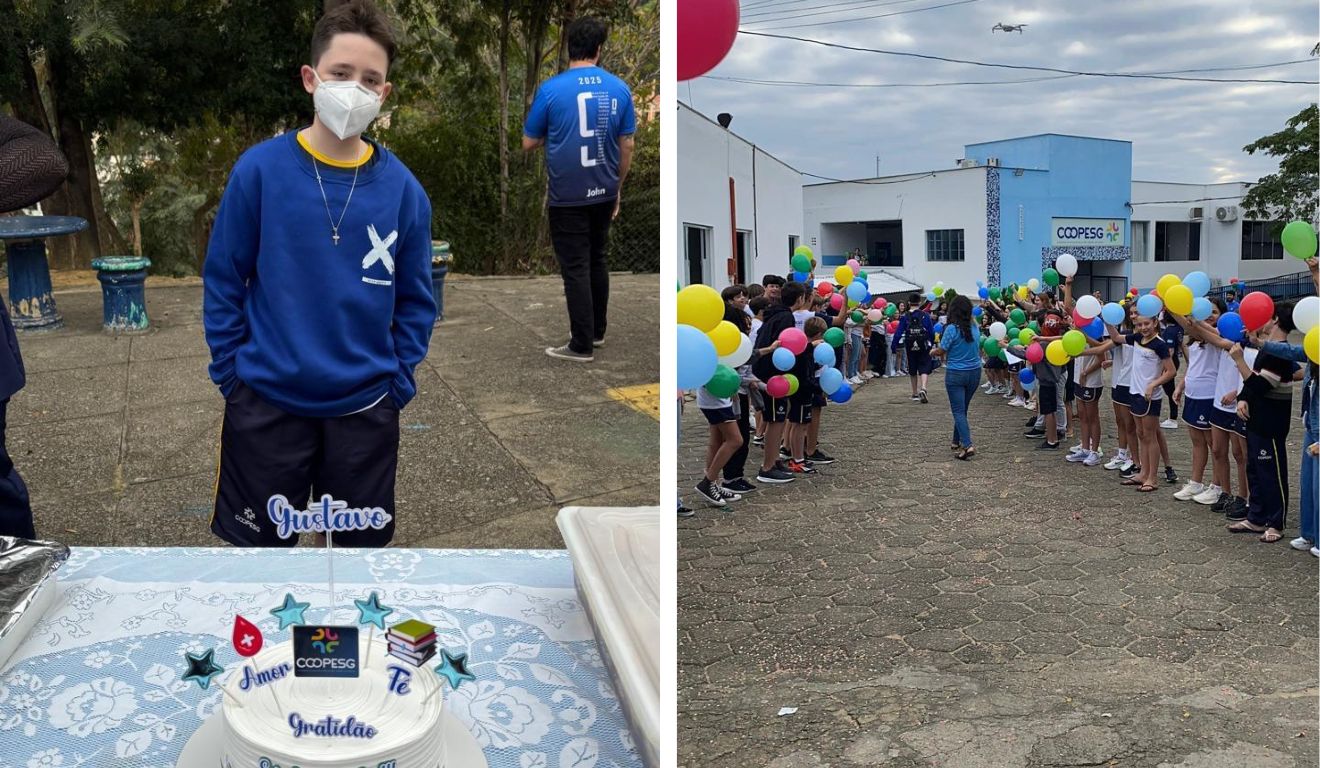 Vitória da Vida: Aluno do ES é Recebido com Festa Após Vencer Batalha Contra a Leucemia