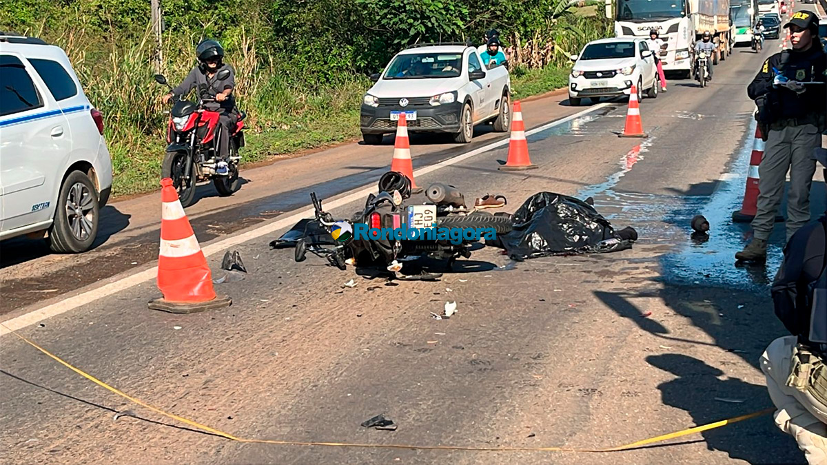 Tragédia na BR-364: Motociclista Morre em Colisão com Caminhão em Porto Velho