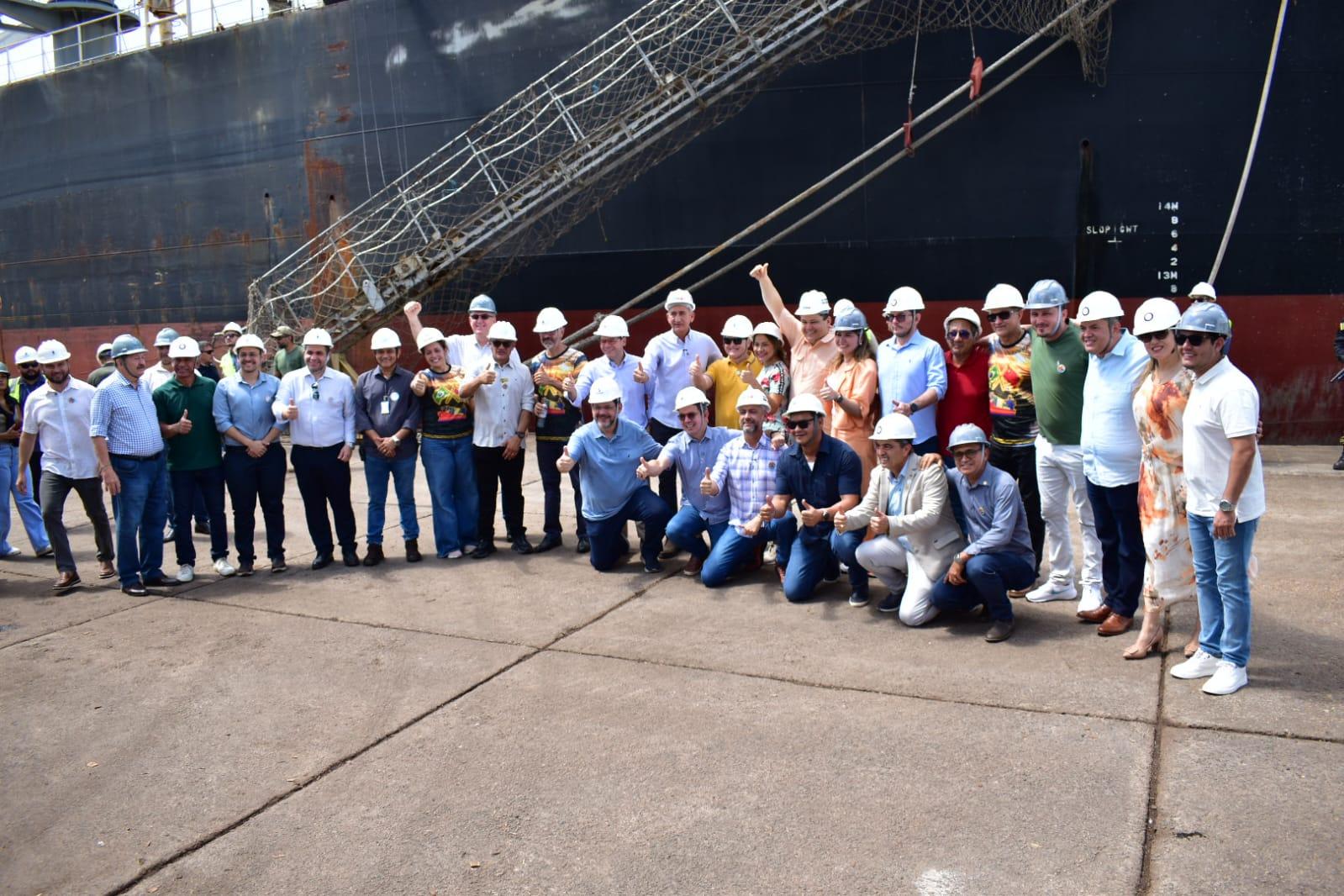 Amapá Celebra Marco Histórico com a Chegada do Primeiro Navio da Nova Rota Marítima Direta com a China