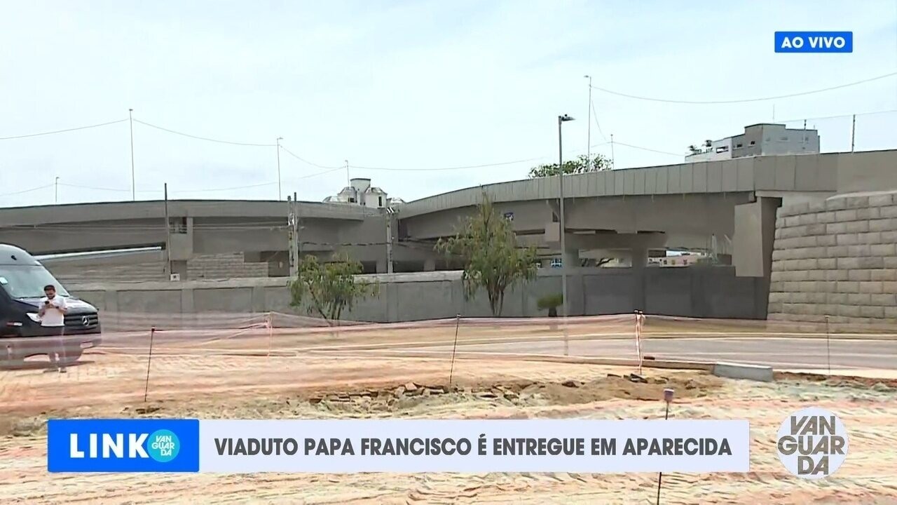 Viaduto Papa Francisco é inaugurado em Aparecida