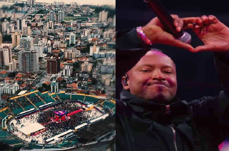 Tardezinha histórica em Florianópolis: Thiaguinho e Anitta incendiaram o Estádio Orlando Scarpelli